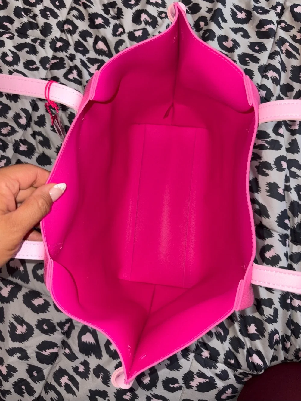 Juicy Couture Hot Pink Tote with Dual Shoulder Straps